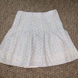 NEW J.Crew seersucker skirt